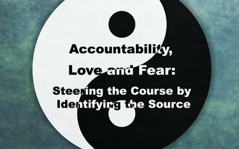Accountability, Love and Fear: Steering the Course by Identifying the Source